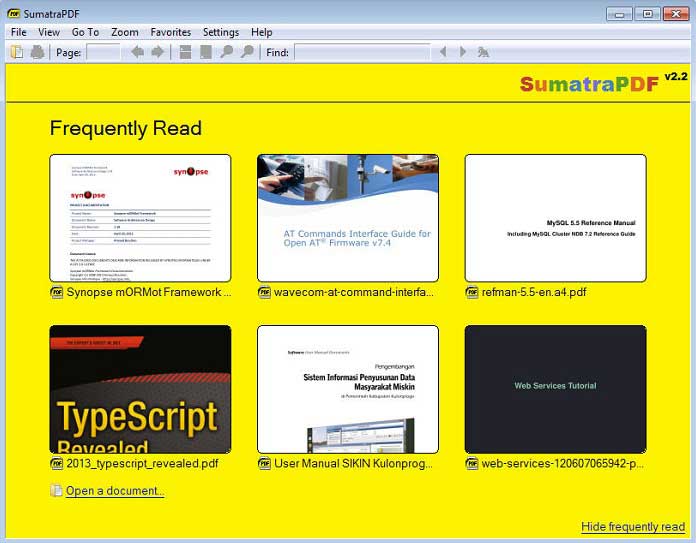 sumatra pdf reader mac